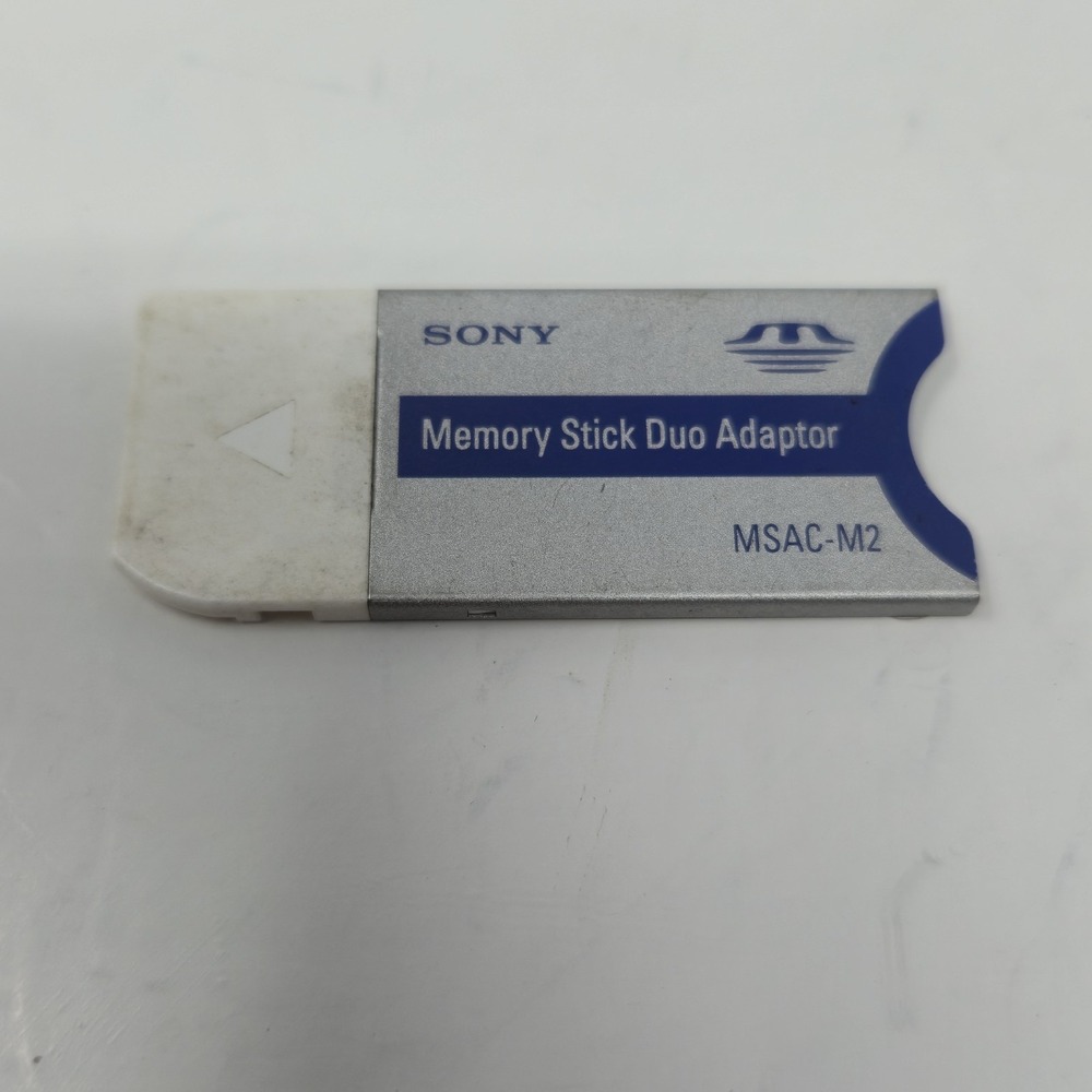 OEM Sony MSAC-M2 Memory Stick Duo Adapter to Standard Size Cybershot PSP Tested